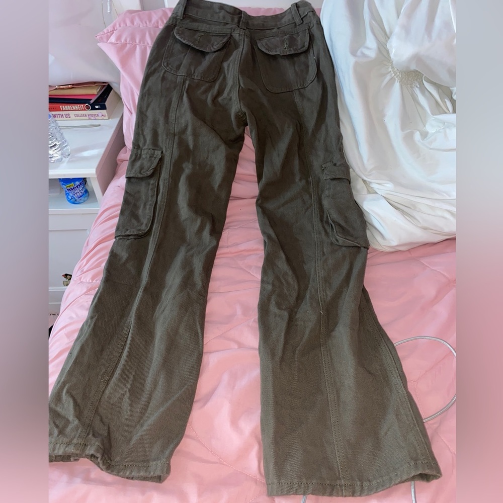 Green Grunge Y2K cargo pants/jeans.